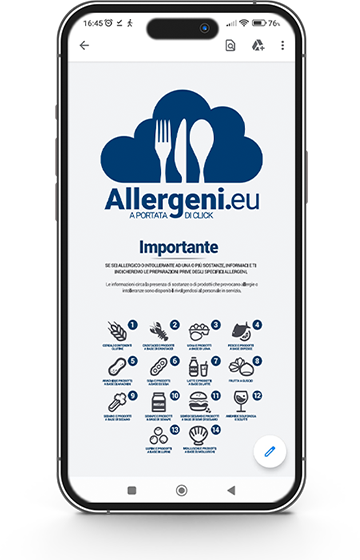 Allergeni. Eu - Prodotti - Mobile